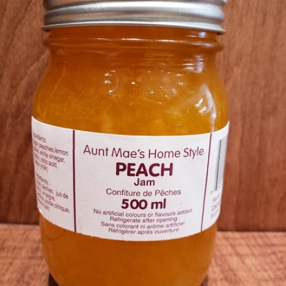 Jam - Aunt Mae's Homestyle - Case of 12 - 500 ml - Assorted